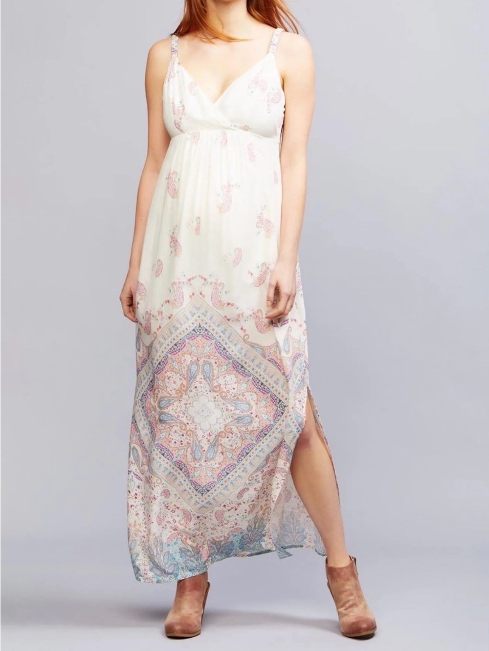 Seraphine Maternity Pastel Maxi Dress